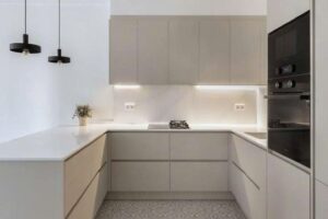 Tủ Bếp Nhựa Picomat Hiện Đại TBN001