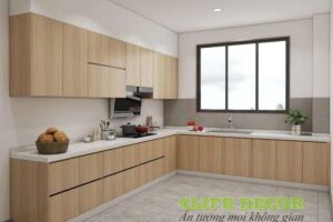 Tủ Bếp Nhựa Picomat Hiện Đại TBN010