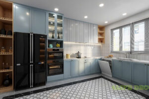 Tủ Bếp Nhựa Picomat Hiện Đại TBN007