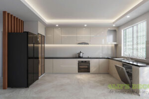 Tủ Bếp Nhựa Picomat Hiện Đại TBN008