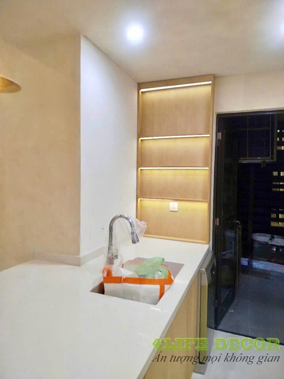 Thi công nội thất - Kệ bếp & Bồn rửa