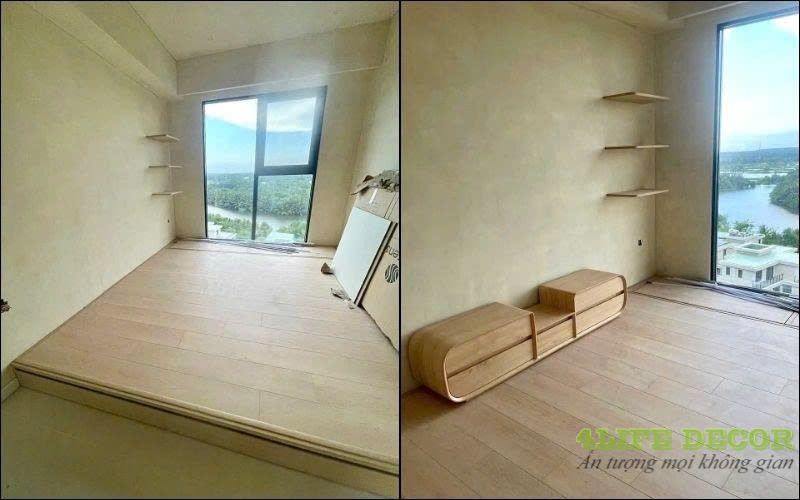 Thi công nội thất - Kệ tivi