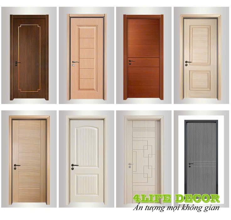Cửa nhựa với màu sắc đa dạng