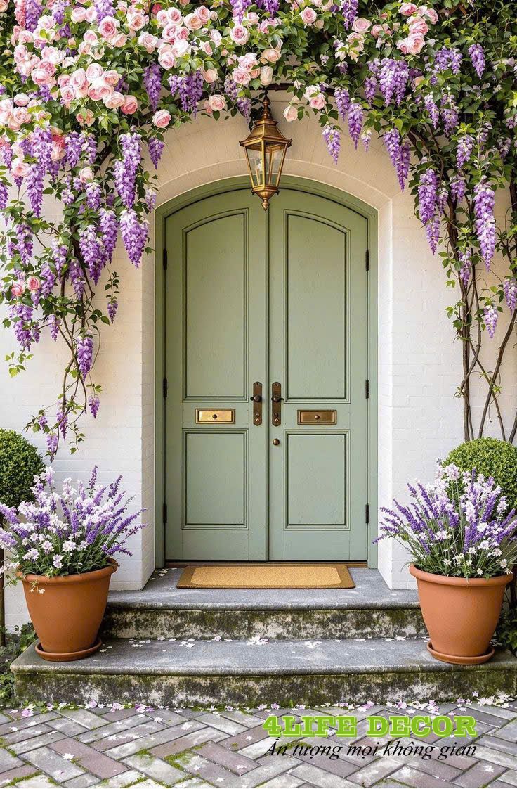 Cửa nhựa vintage 