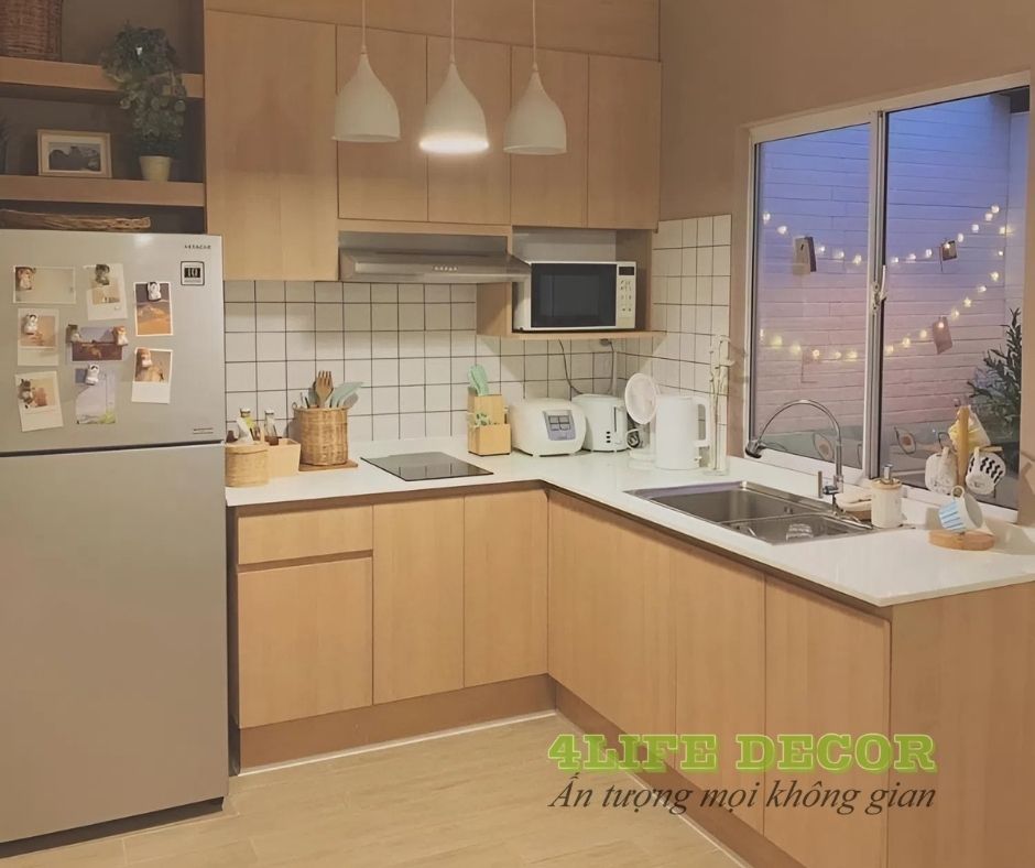 Quanh bếp nấu – Khu vực không gian sống không nên chất đầy gia vị