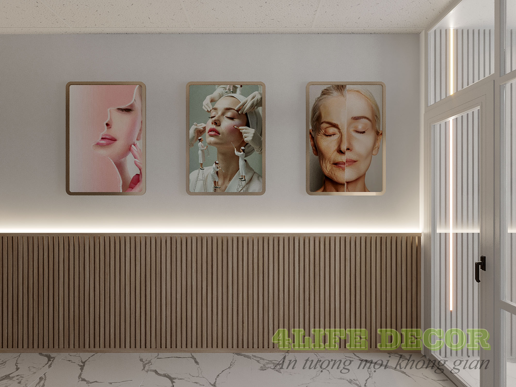 Thi công nội thất viện thẩm mỹ phòng bác sĩ nam 2