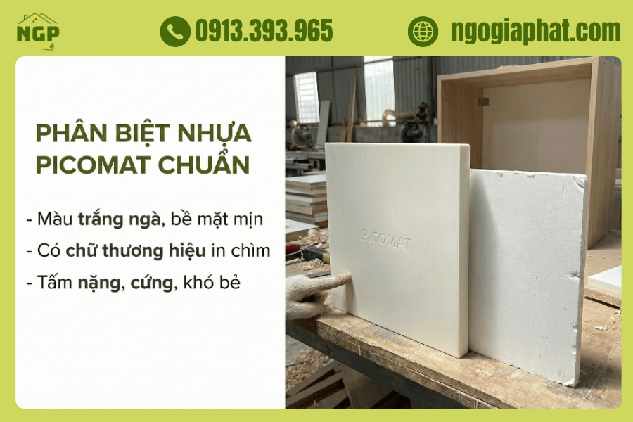 Tủ bếp lõi nhựa