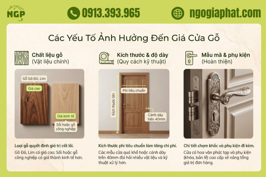giá cửa gỗ