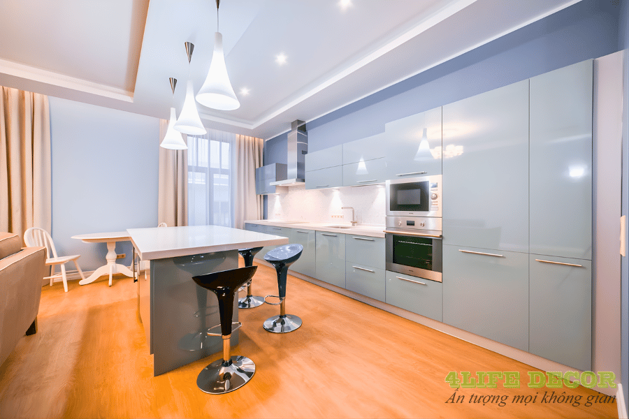 tủ bếp phong cách tân cổ điển