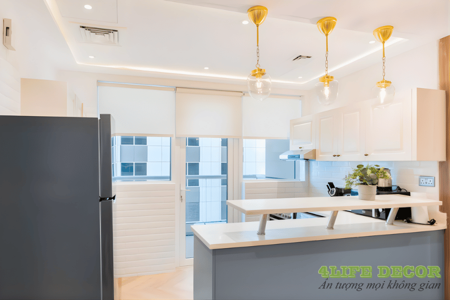 tủ bếp phong cách tân cổ điển
