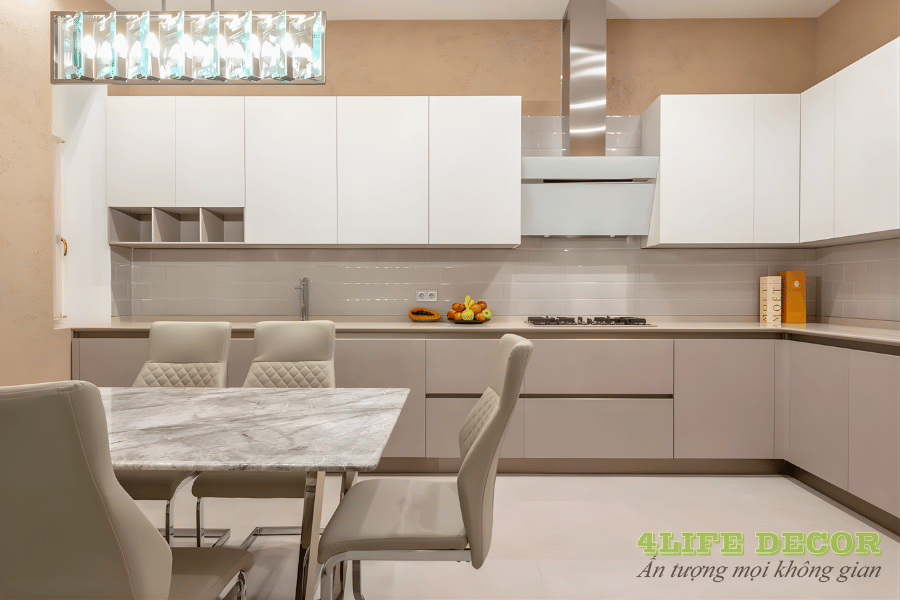 Ưu điểm và hạn chế của tủ bếp Acrylic: thông tin cần hiểu rõ để ứng dụng cho nội thất nhà phố, chung cư? 1 ưu nhược điểm của tủ bếp acrylic
