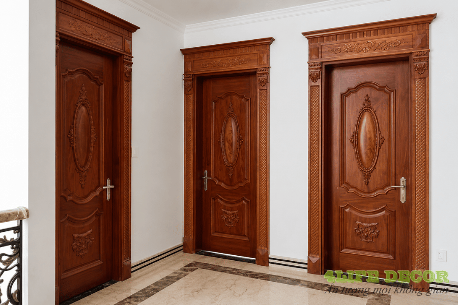 Cửa Gỗ Ghép Là Gì? Báo Giá & 10+ Mẫu Cửa Gỗ Ghép Thanh Bền Đẹp 10 cửa gỗ ghép