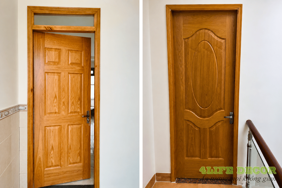 Cửa Gỗ Ghép Là Gì? Báo Giá & 10+ Mẫu Cửa Gỗ Ghép Thanh Bền Đẹp 3 cửa gỗ ghép