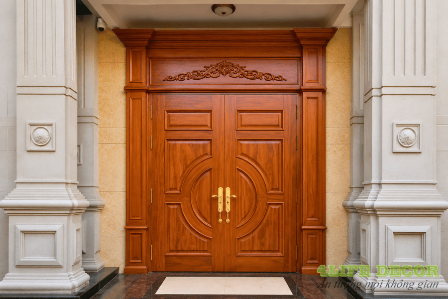 cửa gỗ gõ đỏ nam phi giá bao nhiêu