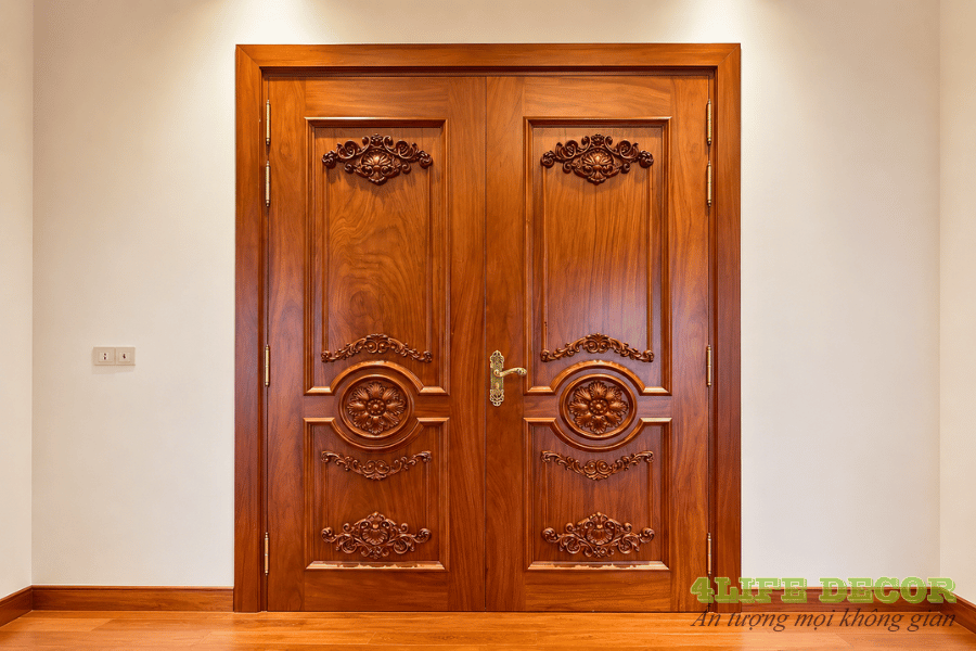 cửa gỗ gõ đỏ nam phi giá bao nhiêu