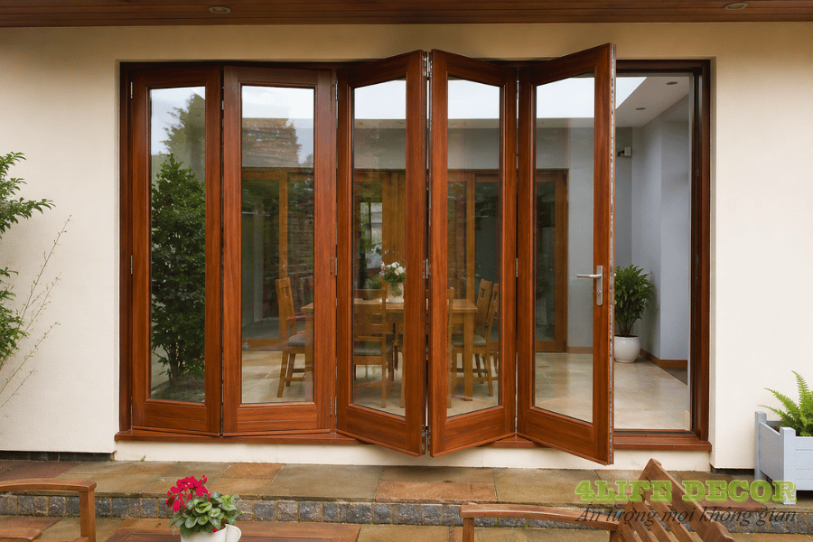 50+ Mẫu Cửa Gỗ 6 Cánh Đẹp, Đẳng Cấp & Chuẩn Phong Thủy 2026 4 mẫu cửa gỗ 6 cánh