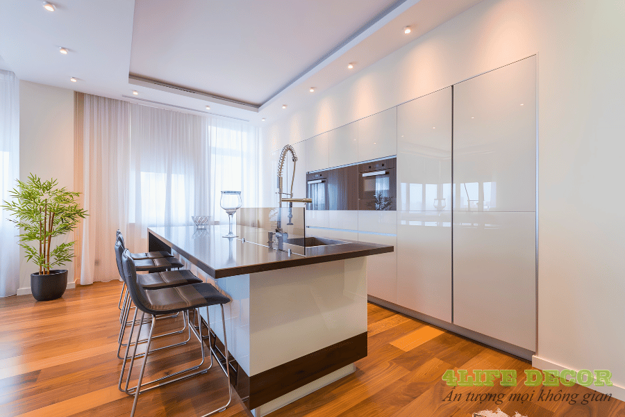 tủ bếp acrylic giá bao nhiêu