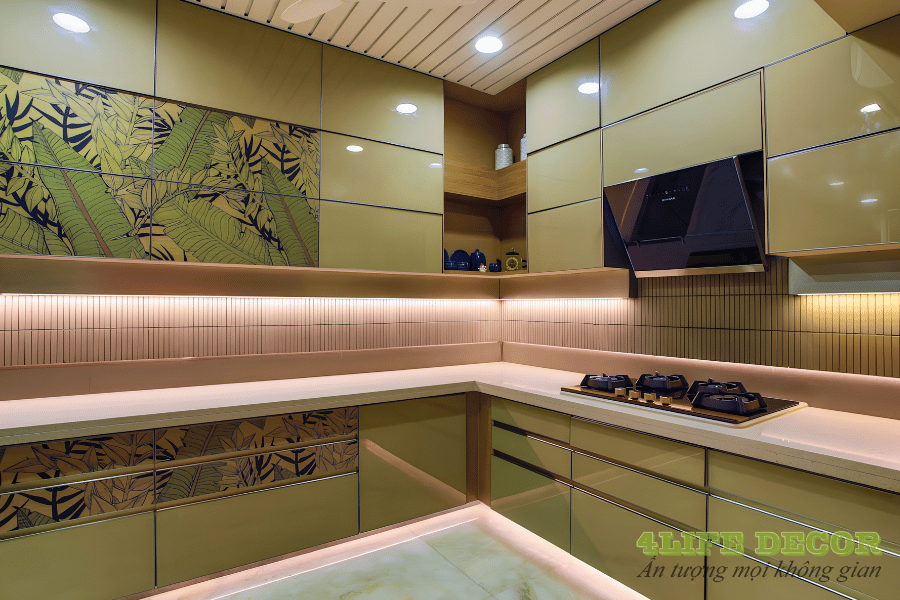 tủ bếp acrylic giá bao nhiêu
